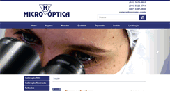 Desktop Screenshot of microoptica.com.br