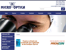 Tablet Screenshot of microoptica.com.br